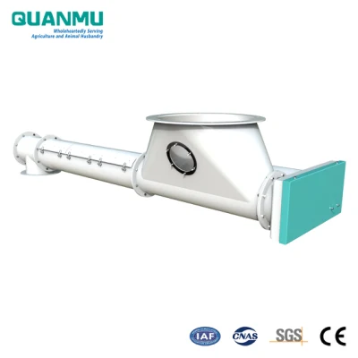 Cattle and Ruminant Animal Feed Powder or Pellet Flexible Tubular (Pipe) Screw Batching Feeder with CE Certification