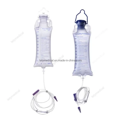 Transparent 500ml 1500ml Nutrition Gravity Enteral Feeding