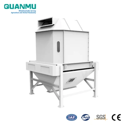 Cattle and Ruminant Animal Feed Pellet Vertical Tipping Type Counterflow Cooler Machine with CE Certification