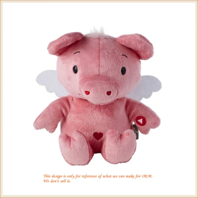 Plush Pink Flying Pig Piggy Toys for Kids Custom Made